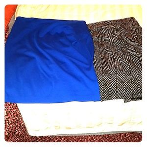 Lot of four pencil skirts